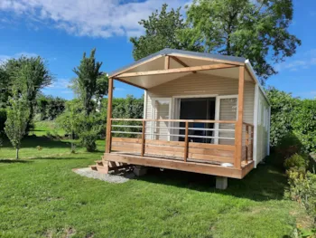 Mietunterkunft - Mobilheim Lodge 47 - CAMPING LES RIVES DE VILAINE