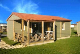 Mietunterkunft - Hütte 'Cerise' 32M²    - 1 Zimmer - Camping Lot et Bastides