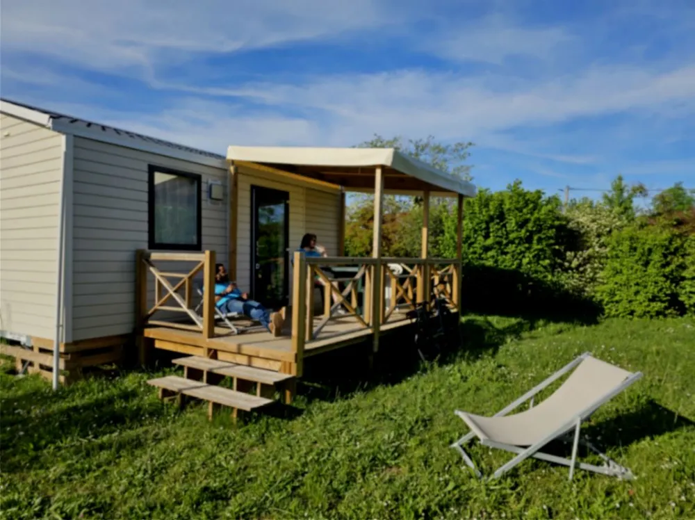 Location - Mobil-Home Confort+ 1 Chambre S - Camping Paradis Vallée du Lot