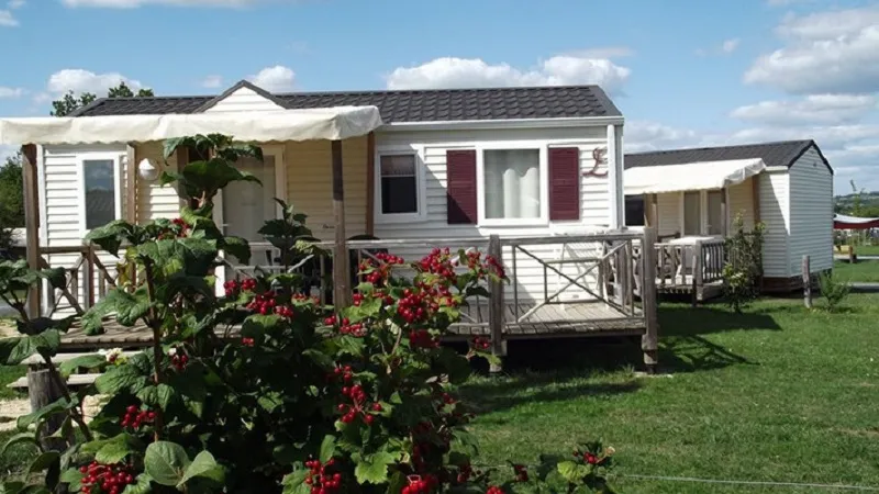 Location - Mobil-Home Confort+ 2 Chambres S - Camping Paradis Vallée du Lot