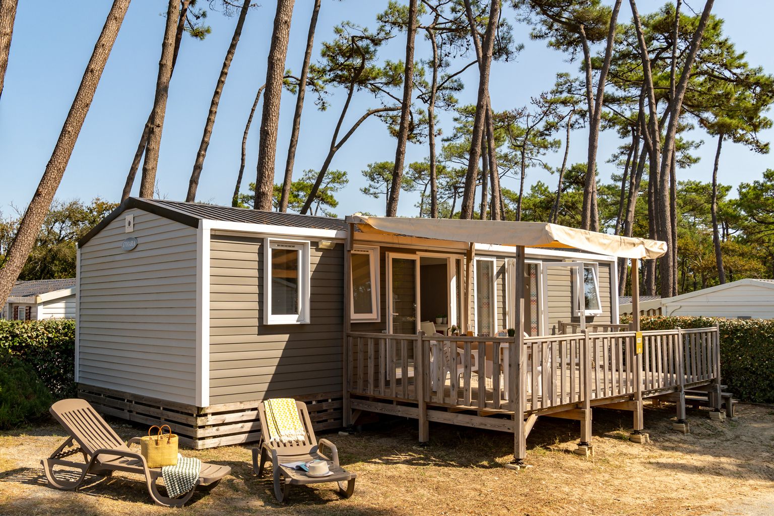 Location - Cottage 3 Chambres 2 Sdb Climatisé **** - Camping Sandaya Soulac Plage