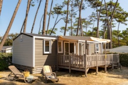 Mietunterkunft - Cottage 3 Schlafzimmer 2 Badezimmer Klimaanlage**** - Camping Sandaya Soulac Plage