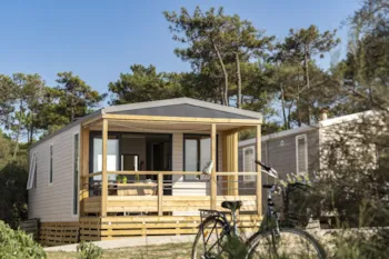 Mietunterkunft - Cottage Meerblick 2 Schlafzimmer **** - Camping Sandaya Soulac Plage