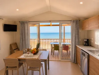 Mietunterkunft - Cottage Ozeanblick 6P 3 Schlafzimmer **** - Camping Sandaya Soulac Plage