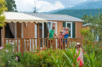 Mietunterkunft - Mobilheim Comfort - 32 M²- 3 Zimmer - Hochterrasse - Homair - Camping Sole Di Sari