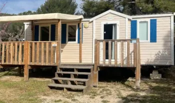 Mietunterkunft - Mobilheim Comfort - 3 Schlafzimmer - 32M² - Erhöhte Terrassen - Klimaanlage - Camping Marvilla Parks - La Baie des Anges