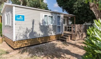 Mietunterkunft - Mobilheim Comfort - 2 Schlafzimmer - 20M² - Terrasse - Camping Marvilla Parks - La Baie des Anges