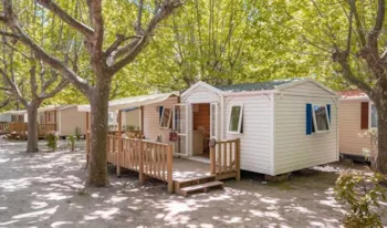 Mietunterkunft - Mobilheim Classic Xl Model  - 2 Schlafzimmer - 29M² - Erhöhte Terrassen - Camping Marvilla Parks - La Baie des Anges