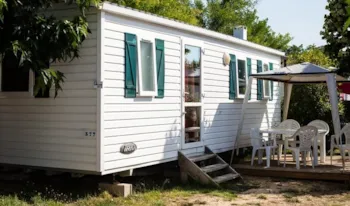 Mietunterkunft - Mobilheim Classic Xl Model - 2 Schlafzimmer - 29M² - Terrassen - Camping Marvilla Parks - La Baie des Anges
