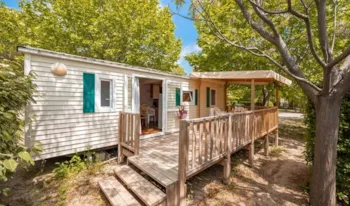 Mietunterkunft - Mobilheim Classic - 2 Schlafzimmer - 23M² - Erhöhte Terrassen - Klimaanlage - Camping Marvilla Parks - La Baie des Anges