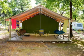 Mietunterkunft - Zelt - 20M² - 2 Schlafzimmer - Ohne Sanitäranlagen - Clico Chic - Camping Le Médoc Bleu