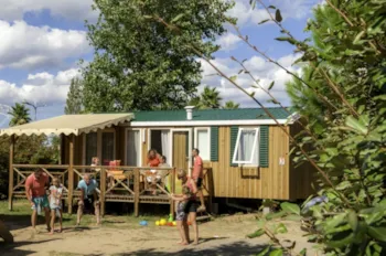 Mietunterkunft - Resort - 28 M² - 3 Schlafzimmer - Clico Chic - Camping Le Médoc Bleu