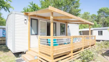Mietunterkunft - Mobilheim - 32 M² - 3 Schlafzimmer - Clico Chic - Camping Le Médoc Bleu