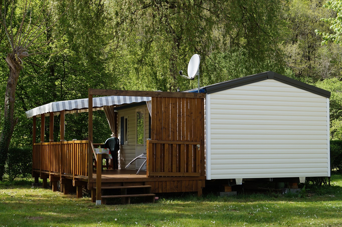 Accommodation - Mobilhome Trigano Confort 32M², 4 People - Camping d'Auberoche