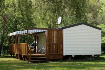 Mietunterkunft - Mobilheim Trigano Confort 32M², 4 Personen - Camping d'Auberoche