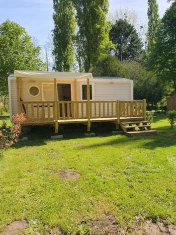 Mietunterkunft - Mobilheim O'hara 4 Personen 28M² - Camping d'Auberoche