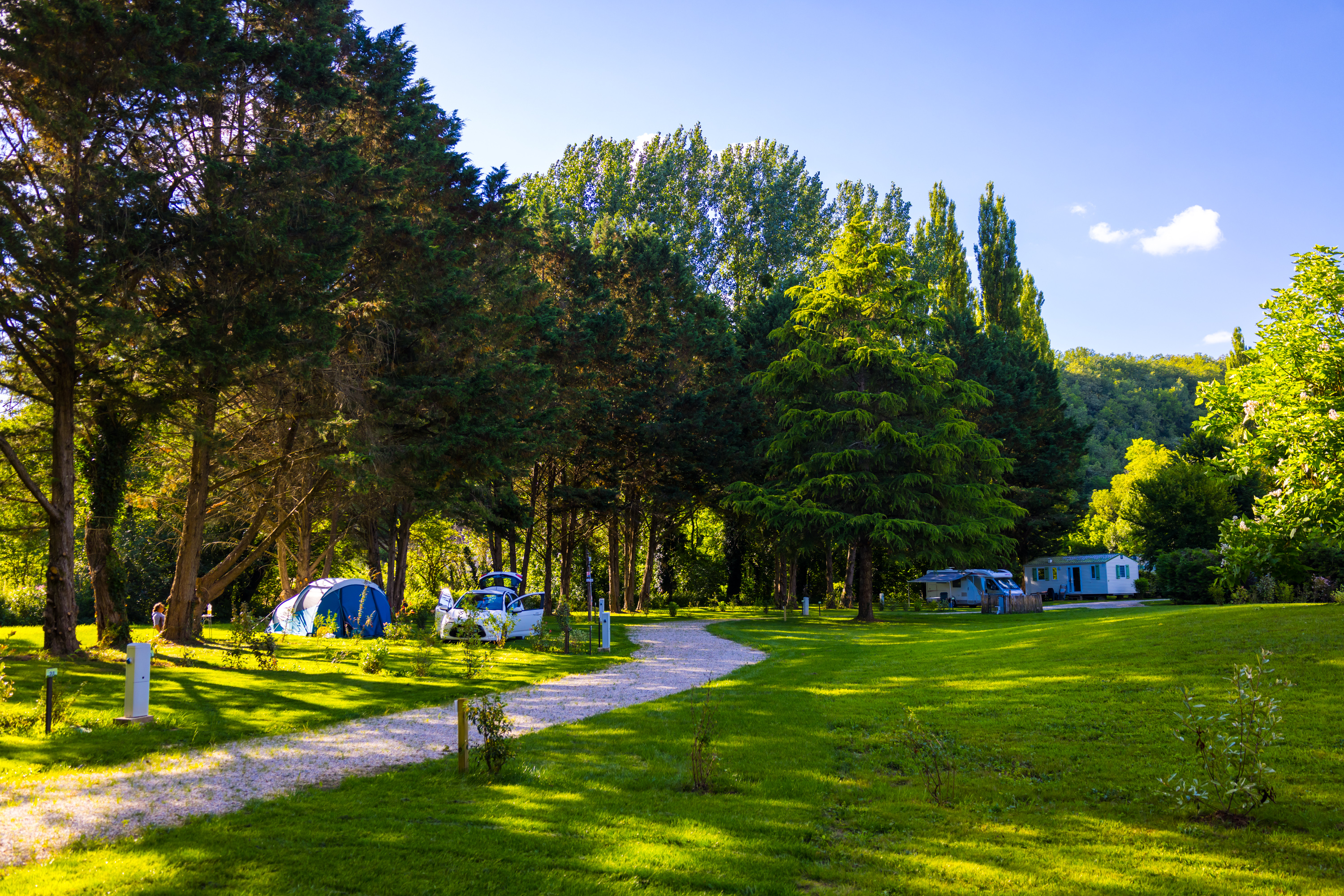 Pitch - Pitch For Tent, Caravan, Camper Van Without Electricity - Camping d'Auberoche