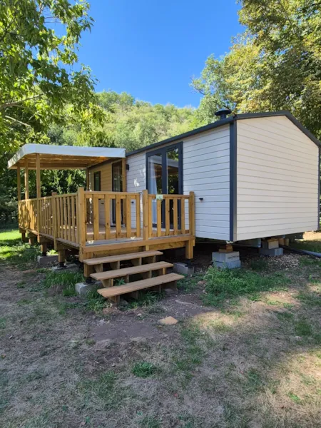 Huuraccommodatie(s) - Stacaravan Trigano  29 M², 2 Slaapkamers, 4 Personen - Camping d'Auberoche