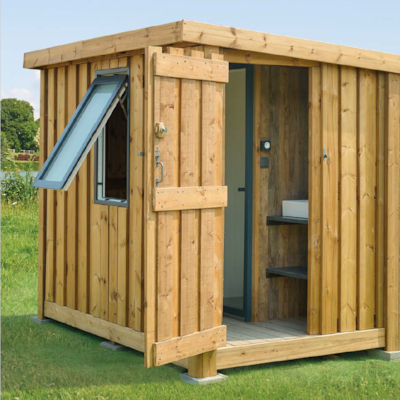 Premium pitch for tents, caravans and motorhomes with private sanitary facilities "Le Refuge" — 3
