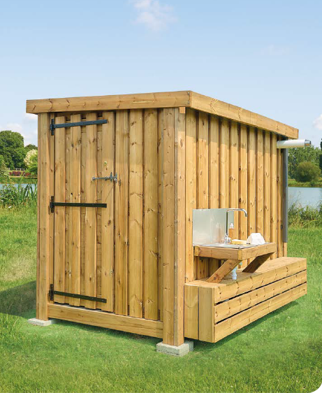 Premium-Stellplatz für Zelte, Wohnwagen und Wohnmobile mit privaten Sanitäranlagen "Le Refuge"