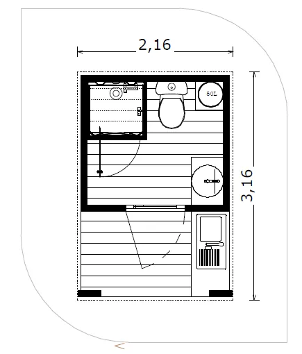 Emplacement Prémium Pour Tente, Caravane Et Camping-Car Avec Sanitaire Privatif + Espace Cuisine