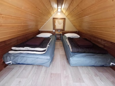 Bivouac tent on wooden and canvas stilts, without sanitary facilities, for 2 people — 9