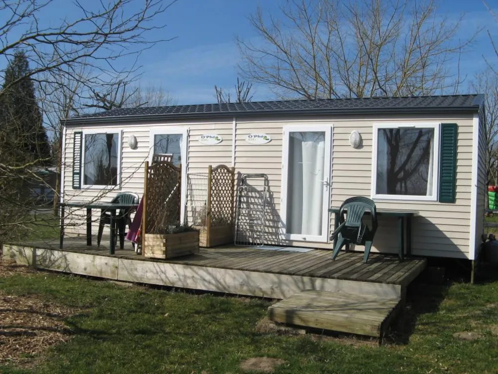 Mietunterkunft - Mobilheim  17M² - 1 Schlafzimmer - Camping L'Orée du Lac