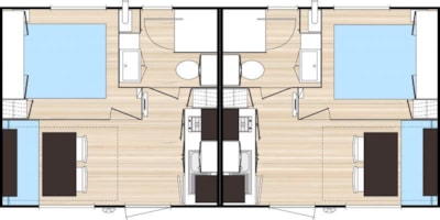 Mobile-home 17m² -  1 bedroom — 2