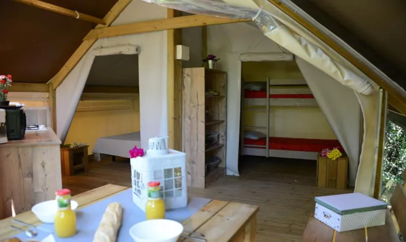 Tente Safari Lodge 2 Chambres (Sans Sanitaire Ni Chauffage)