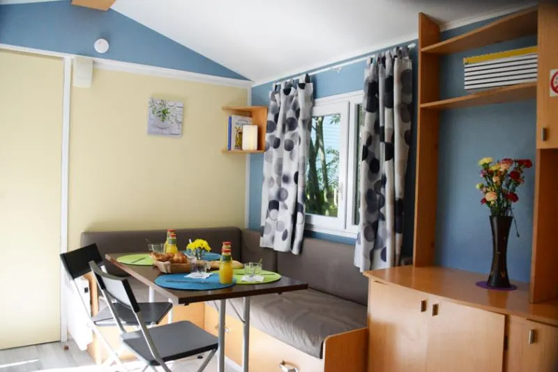 Mietunterkunft - Mobilheim 25M² - 2 Schlafzimmer - Camping L'Orée du Lac
