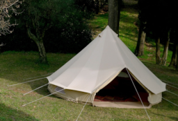 Accommodation - Tent Equipped Without Toilets With Kitchenette - Camping L'Orée du Lac