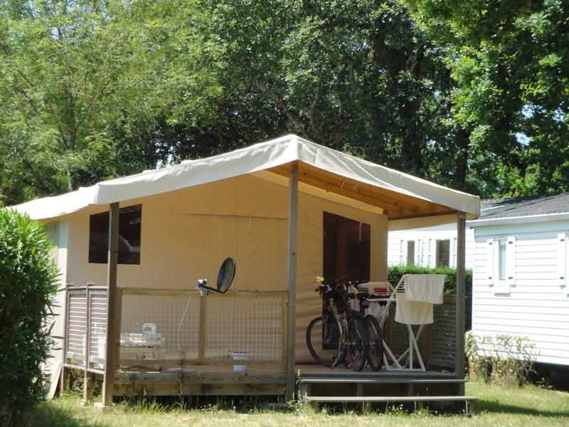 Location - C- Ecolodge Toilé 4 Pers - 2 Chambres - Chadotel Camping Le Domaine d'Oléron