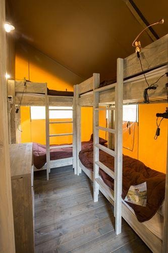 Tent SAFARI Premium 35m² (2 bedrooms) + half-covered terrace