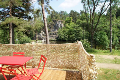 Tent ECOCHIQUE 24m² - 2 bedrooms - without toilet blocks