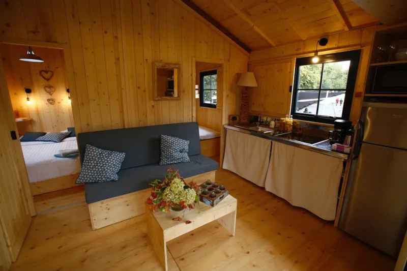 Grande Cabane Confort 25 M² (2 Chambres) + Terrasse Couverte