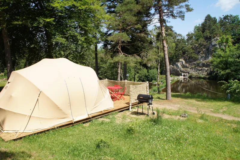 Tente Ecochique 24M² - 2 Chambres - Sans Sanitaires