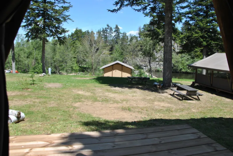 Mini Tente Nomade 8M² (1 Chambre) + Terrasse Sans Sanitaire