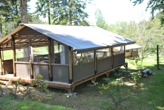 Mini Tente Nomade 8M² (1 Chambre) + Terrasse Sans Sanitaire