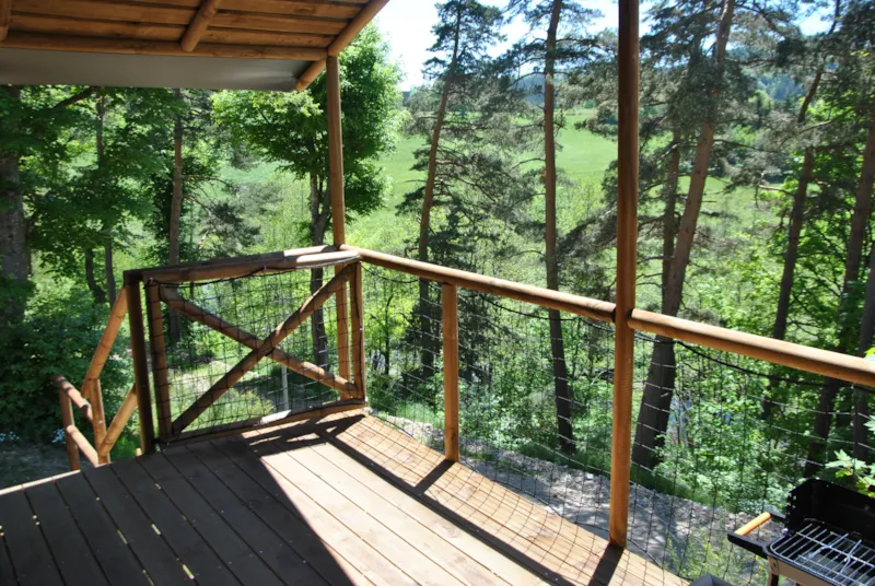 Grande Cabane Confort 25 M² (2 Chambres) + Terrasse Couverte