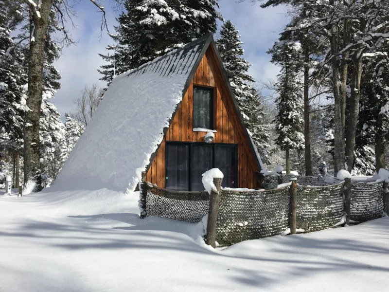 Chalet Triangle Premium 34M² -(2 Chambres) + Grande Terrasse