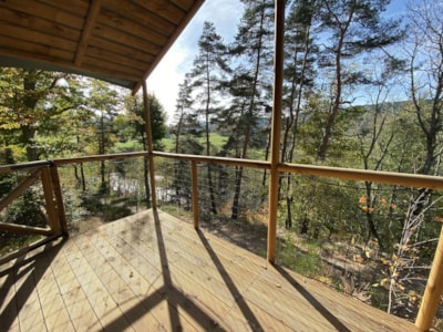 Small cabin Confort 20m² (1 bedrooms) + sheltered terrace
