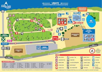 Pitch Tent, Caravan, Camping Car (parking of car on the carpark after unloading)
