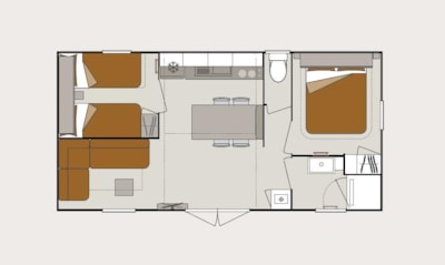 Mobile-home O'HARA 784 PREMIUM - 2 bedrooms — 6