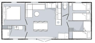 Mobil home O'HARA 944 PRIVILEGE - 3 bedrooms — 6