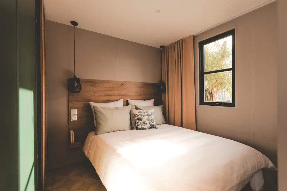 Huuraccommodatie(s) - Stacaravan O'hara 844 Côté Jardin Vip - 2 Slaapkamers - Camping La Forêt