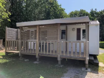 Mietunterkunft - Mobilheim Alizee Confort - 2 Zimmer - Camping La Forêt