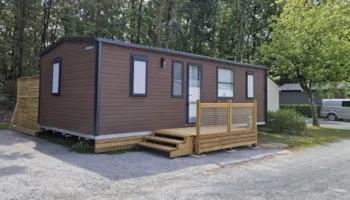 Mietunterkunft - Mobilheim O'hara 884 Coté Jardin Privilege - 3 Zimmer - Camping La Forêt