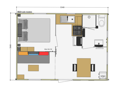 Mobil home IBIZA PREMIUM - 1 bedroom — 5