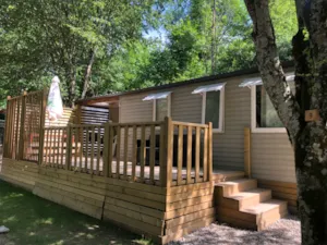 Locatif - Mobilhome privilege voor 6 personen - Camping du Gouffre de la Croix