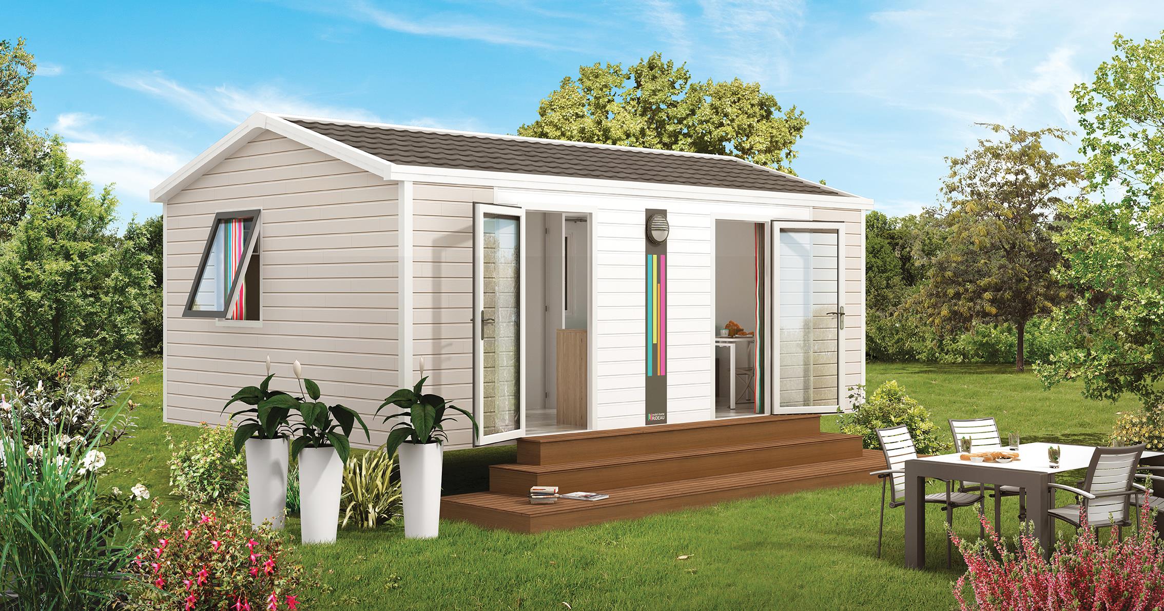 Mobil-home LUXE - 1 chambre 22m²